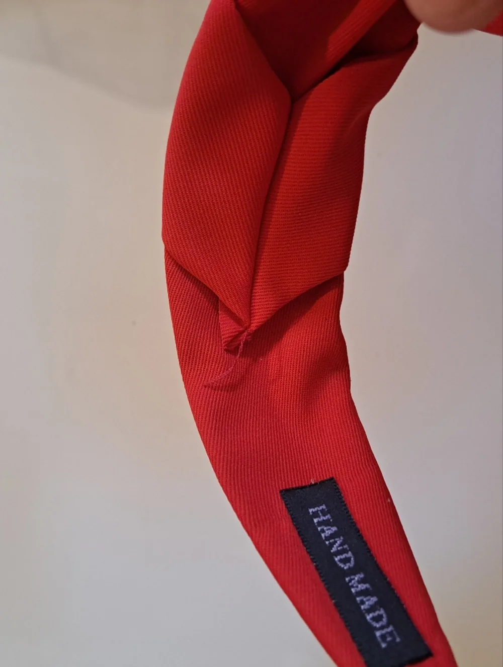 Hand Made Red Wide Knot Headband